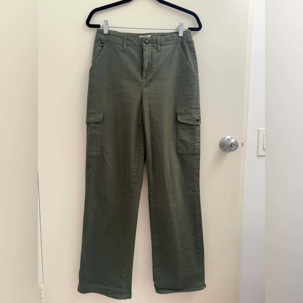 L'AGENCE Green Cargo Pants